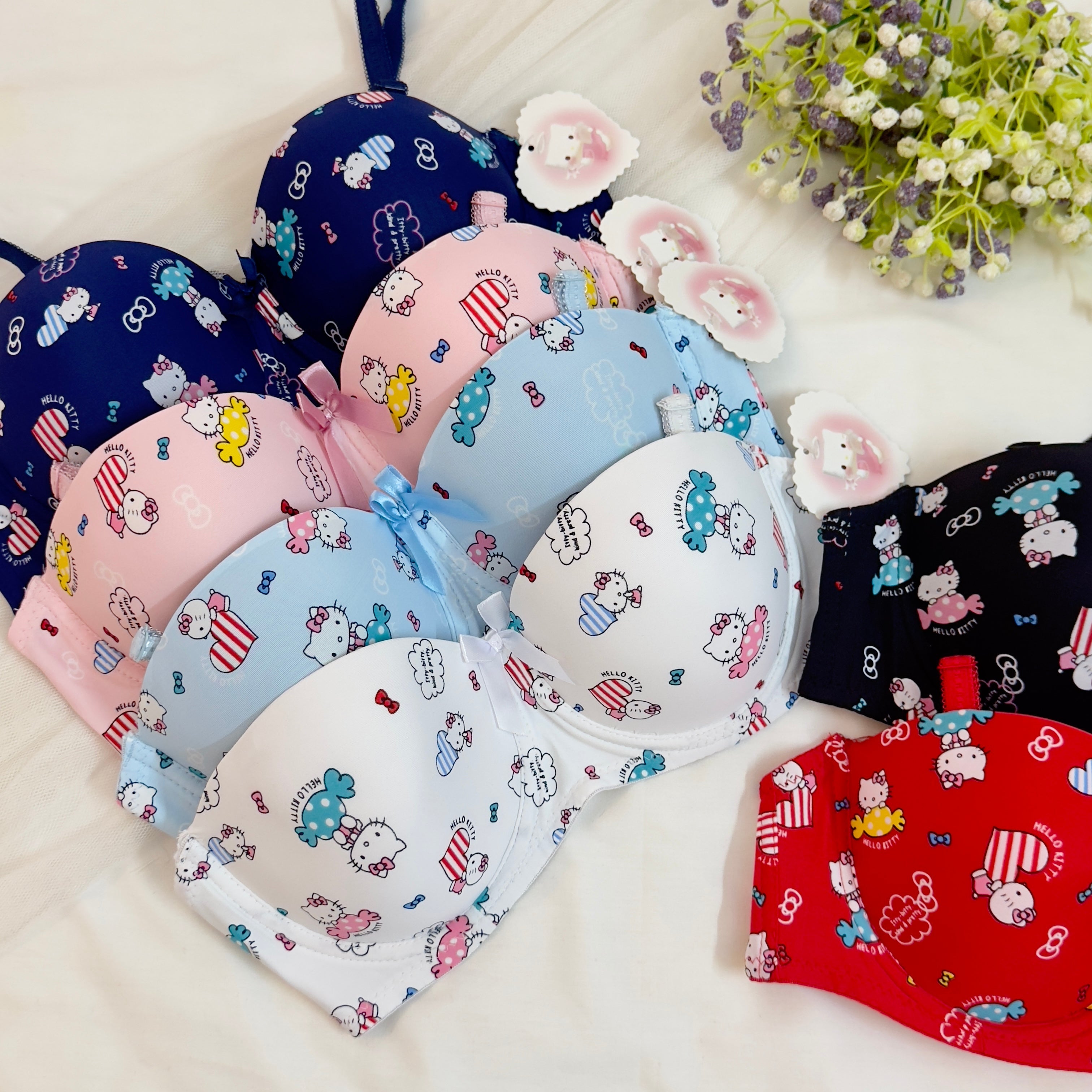 PACK of 3 Hello Kitty Character Bra