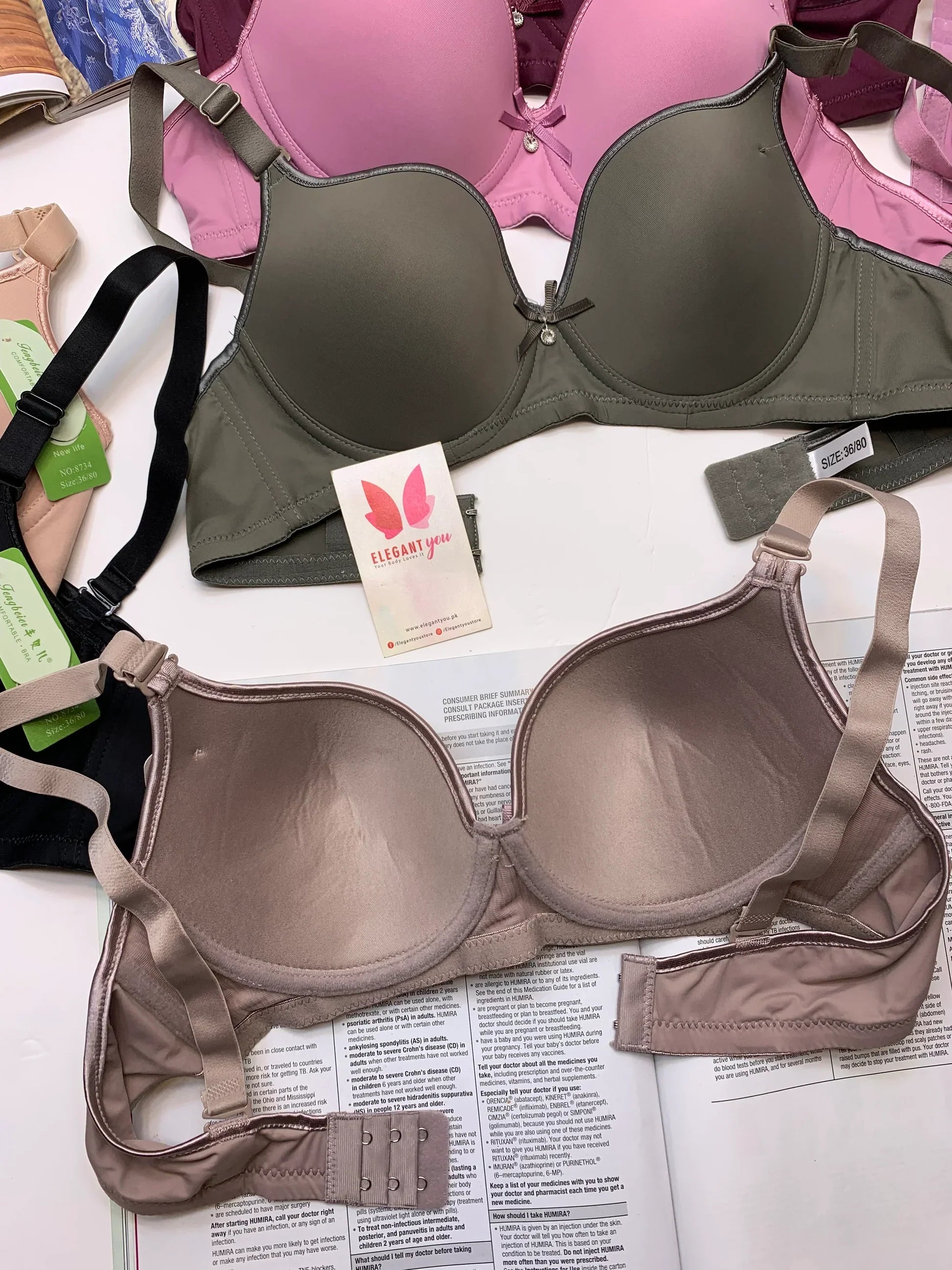 Demi Cup Daily-wear Push-up Bra ( PACK OF 3 )