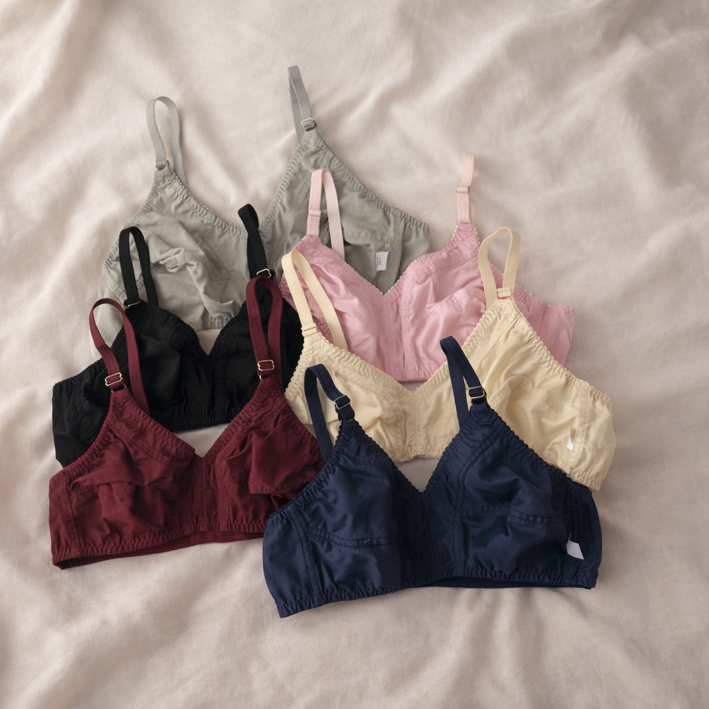 Pack of 6 Xoxo Daily Wear Cotton Bra's