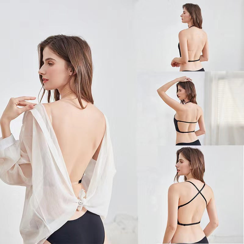 Deep Back Medium Padded Pushup Bra