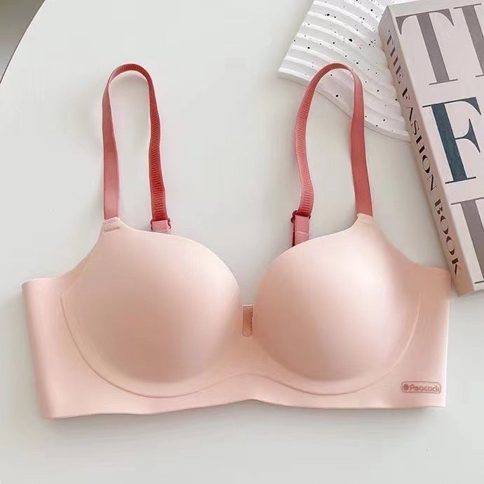 Very Soft Double Padded Seamless Cool  T-Shirt Bra