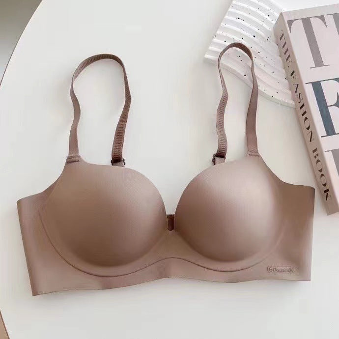 Very Soft Double Padded Seamless Cool  T-Shirt Bra