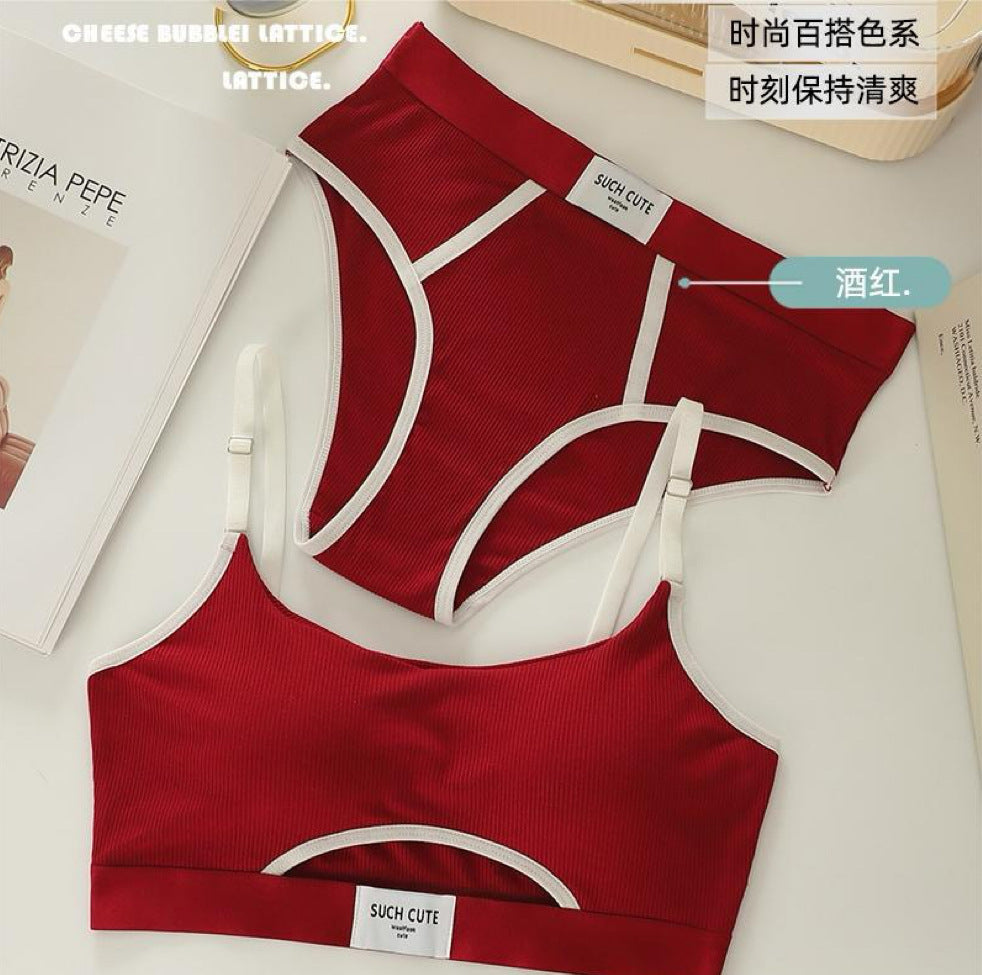 Such Cute Written Daily Wear Bra Set