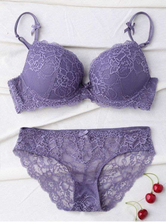 Pack of 3 Embriodary Double Strip Half Cup Push-up Underwire Bra