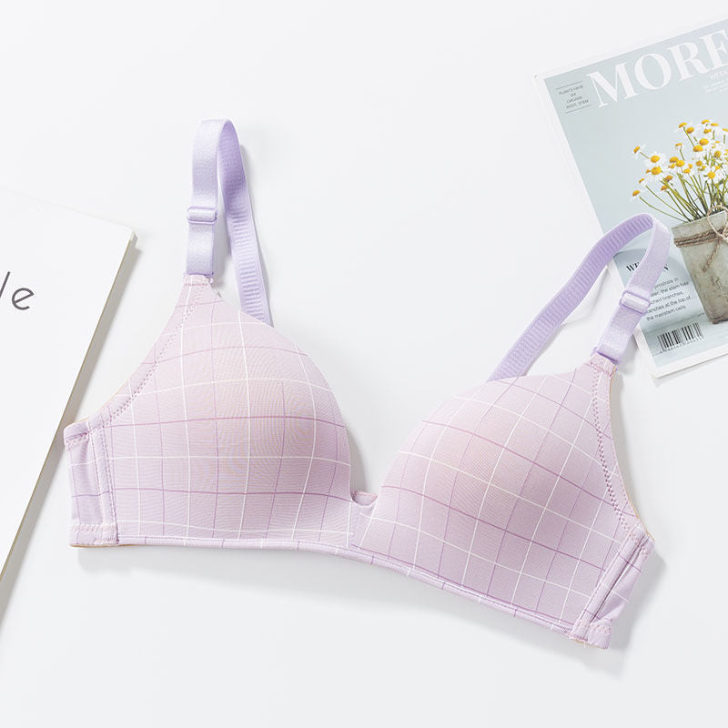 Check Design Very Soft & Smooth Bra & Underwear Set