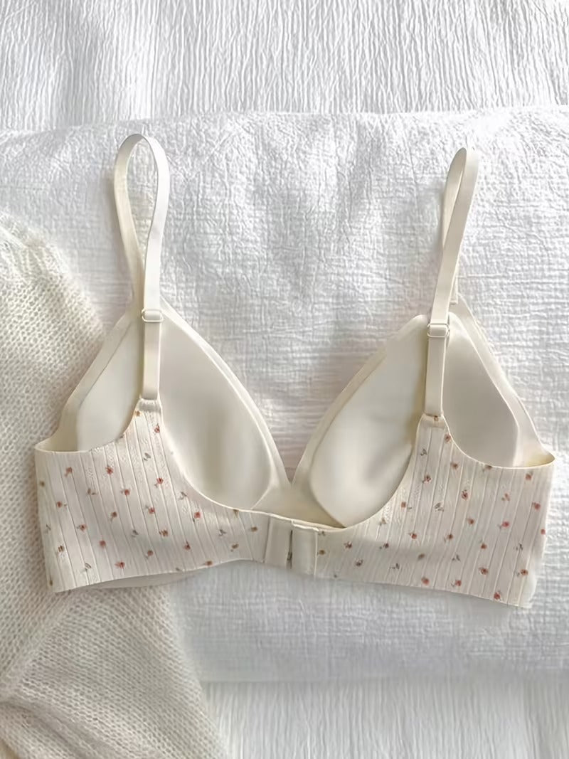 Pack of 3  Summer French Floral bra