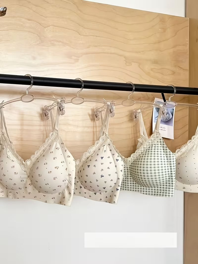 Pack of 3  Summer French Floral bra