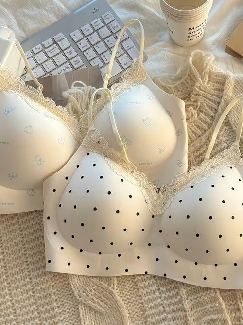 Pack of 3  Summer French Floral bra