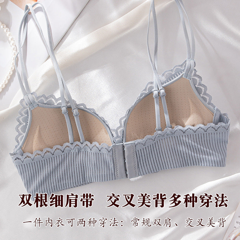 Very Soft & Smooth Lace Design Bra Set